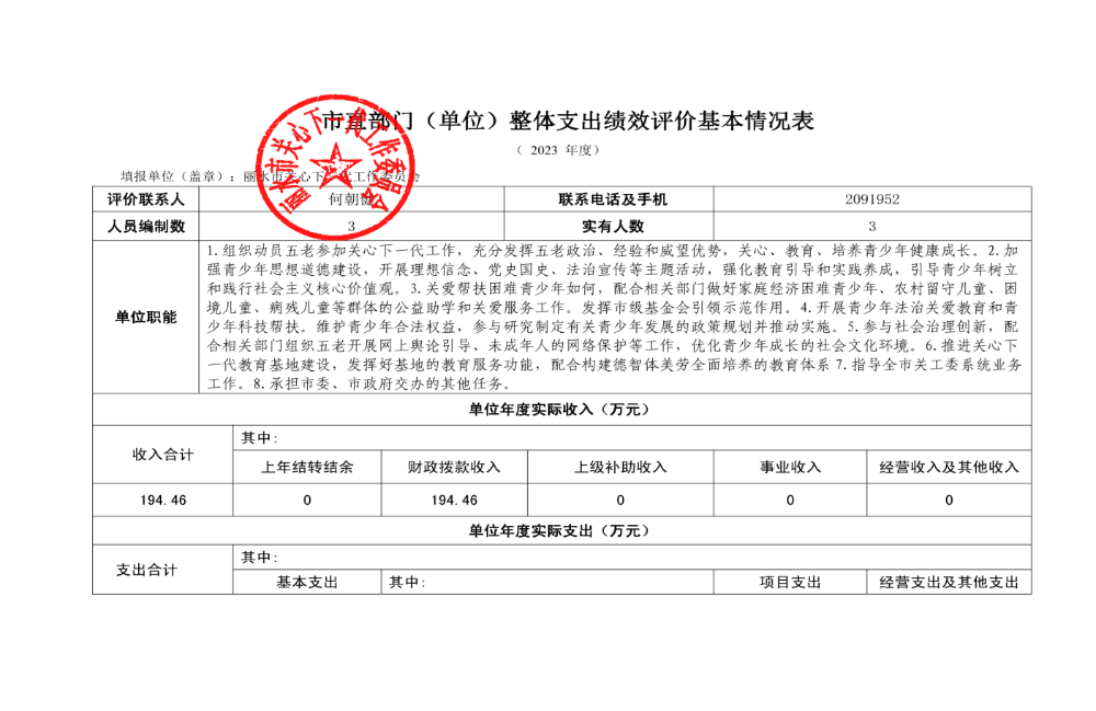 麗水市關心下一代工作委員會（匯總）2023年浙江2023年度部門決算公開報告（部門）21794.png